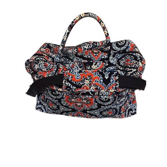 Vera Bradley Marrakesh Paisley Grand Traveler Overnight Bag w/Organizer/Lanyard - Picture 5 of 10